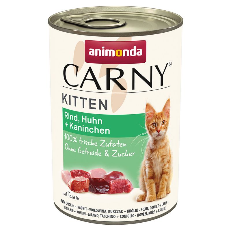 animonda Carny Kitten Saver Pack 24 x 400g Poultry & Beef