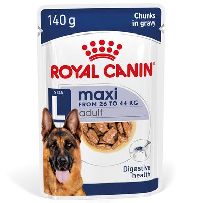 Royal Canin Maxi Adult in Gravy 10 x 140g