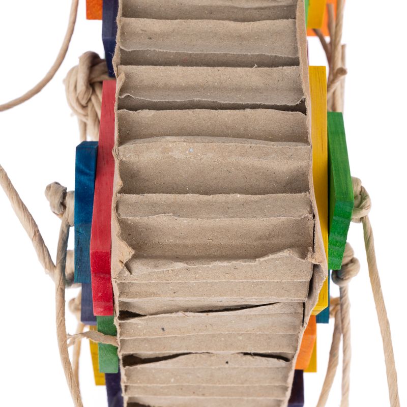 TIAKI Shreddy Cardboard Box Bird Toy 15 x 8 x 23cm (L x W x H)