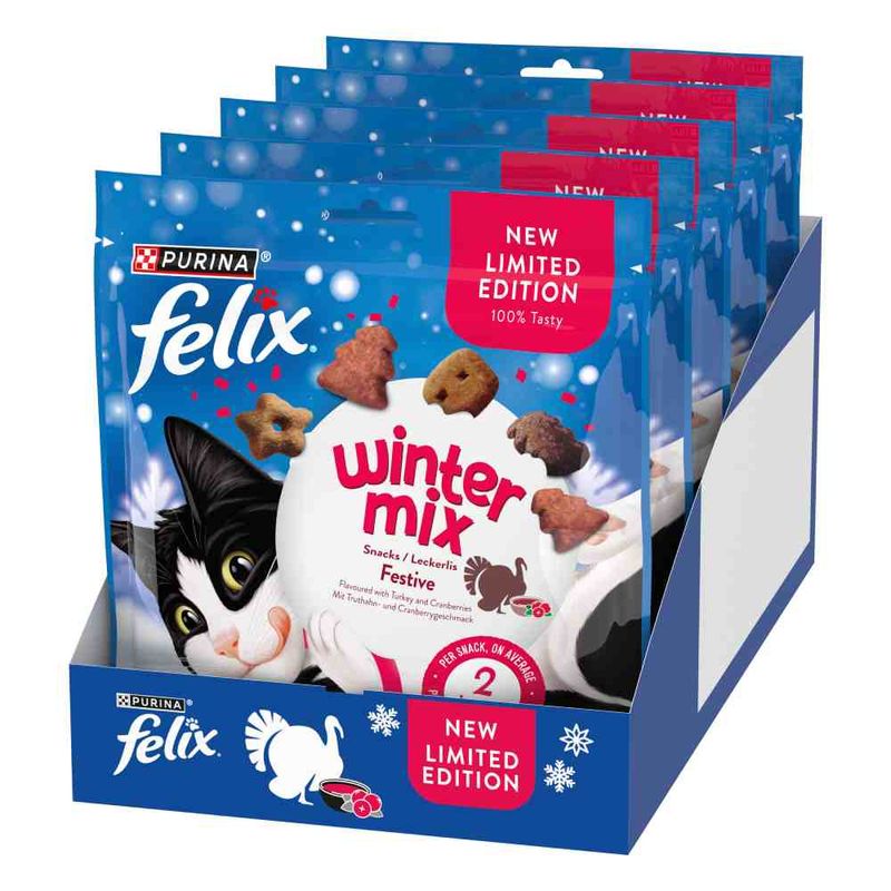 Felix Party Mix Cat Treats Original & Seaside Mix (16 x 60g)