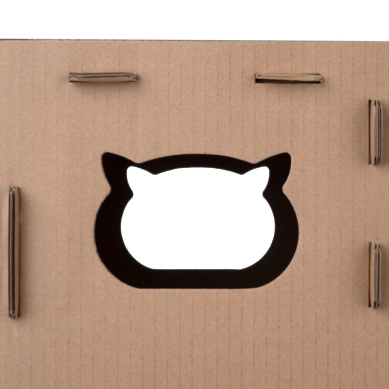 TIAKI Scratching Stairs Puzzle for Cats 70 x 40 x 60 cm (L x W x H)