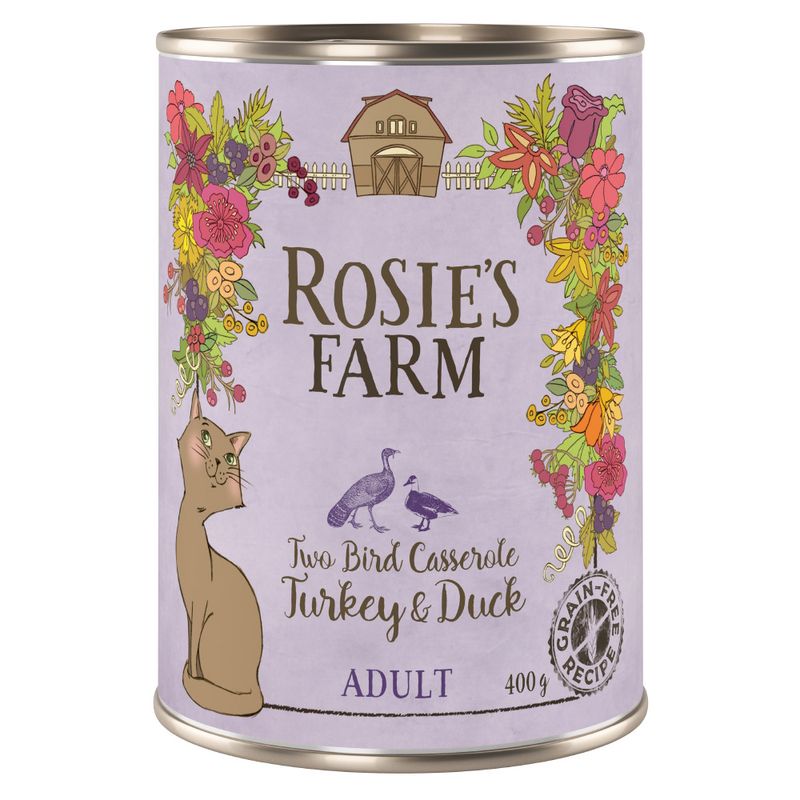 Rosie's Farm Adult Two Bird Casserole with Turkey & Duck 16 x 100g (trays)