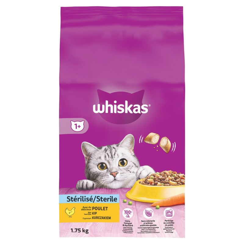 Whiskas 1+ Sterile Chicken 14kg