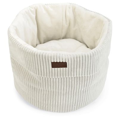 Designed by Lotte Ribbed Cat Basket Light Grey