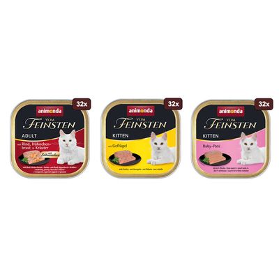 animonda Vom Feinsten Kitten Megapack 96 x 100g Mixed Pack I