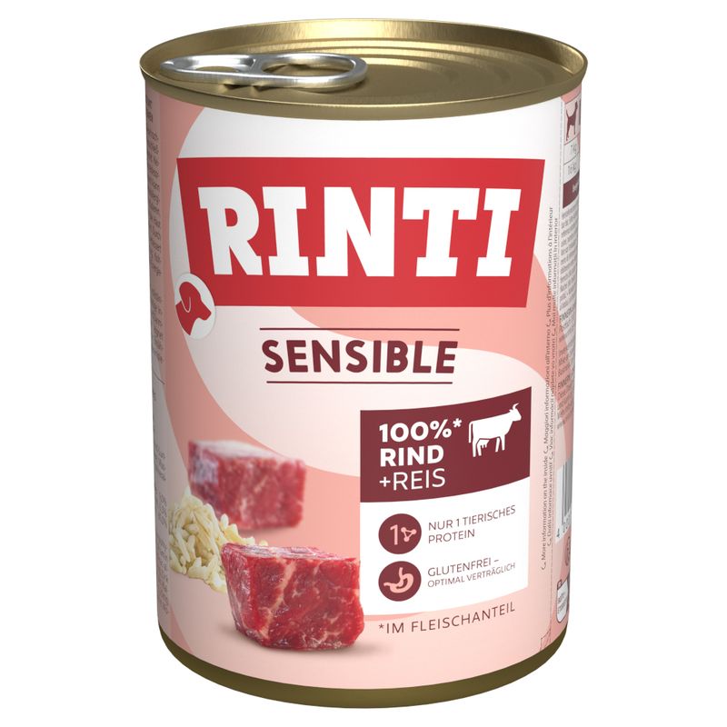 RINTI Sensible 6 x 400g Lamb & Rice