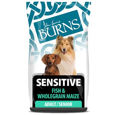 Burns Adult & Senior Sensitive - Fish & Wholegrain Maize 6kg