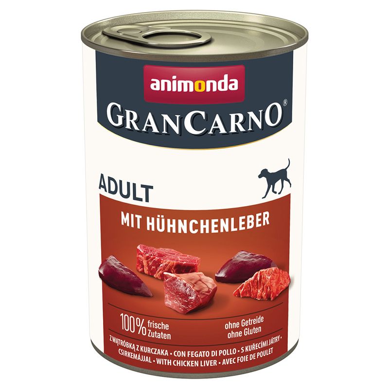 animonda GranCarno Original Adult 12 x 400g Salmon & Spinach