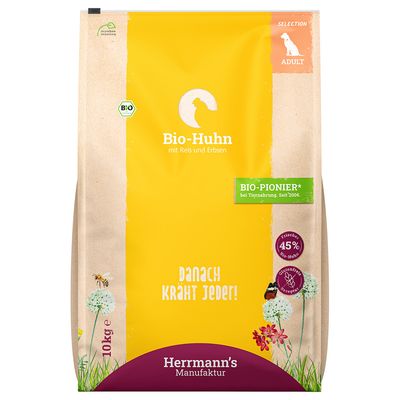 Herrmann's Organic Chicken with Organic Rice & Organic Peas 10kg