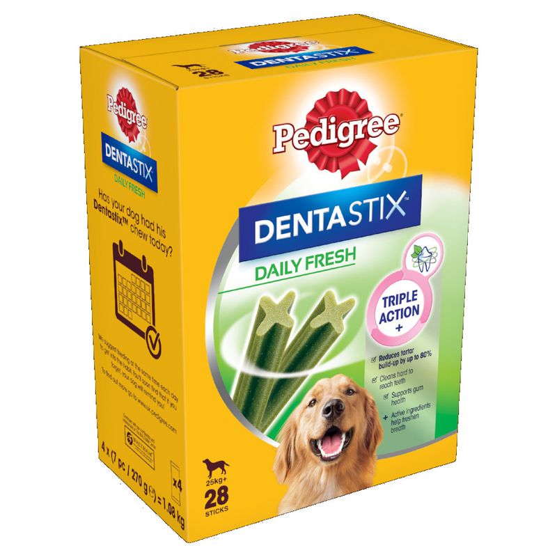 Pedigree Dentastix: 56 Regular & 28 Fresh - Bundle Pack!* Large Dentastix (56 Sticks) & Fresh (28 Sticks)