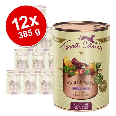 Terra Canis Market Ragout 12 x 385g Game & Chicken with Pumpkin, Pear & Thyme