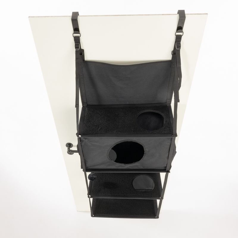 zooplus Basics Door Cat Tree Black