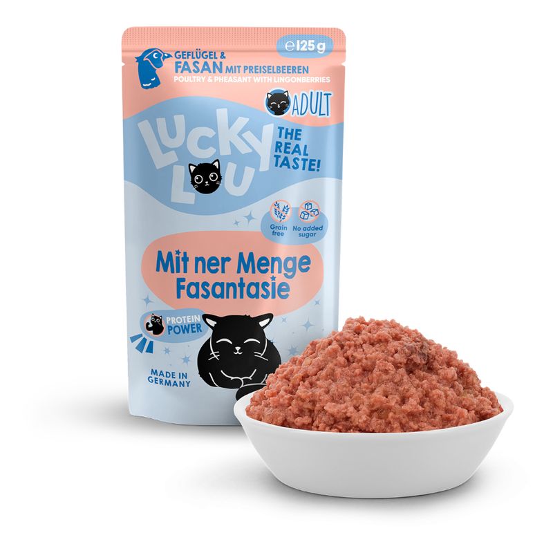 Lucky Lou Adult 16 x 125g Poultry
