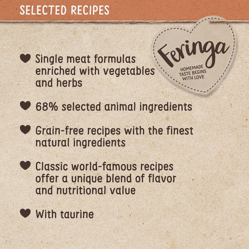 Feringa Selected Recipes 6 x 800g Meat Loaf with Carrots & Peas