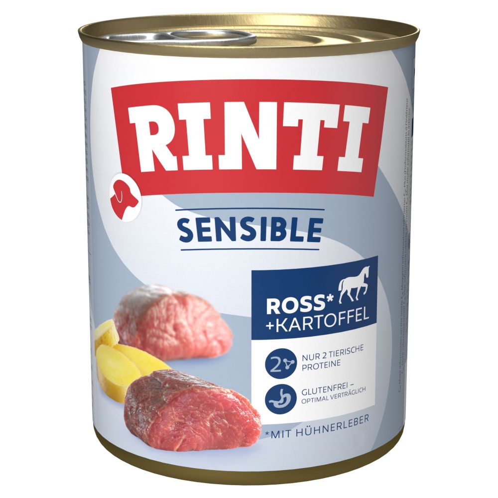 RINTI Sensitive 6 x 800 g Horse, chicken liver & potato