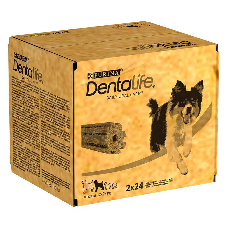 Purina Dentalife Dental Care Dog Snacks - 30% Off! * Daily for Small Breed (7-12kg) 30 Sticks (10 x 49g)