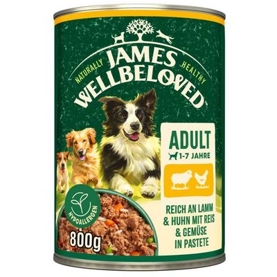James Wellbeloved Adult Dog Hypoallergenic Lamb & Chicken 6 x 800g