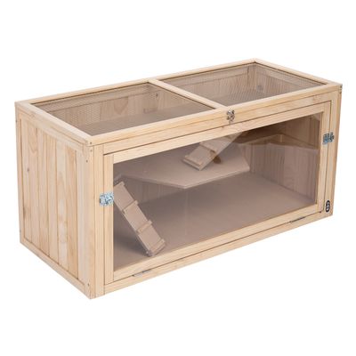 TIAKI Wooden Hamster Cage XL 115 x 50 x 55.3cm (L x W x H)