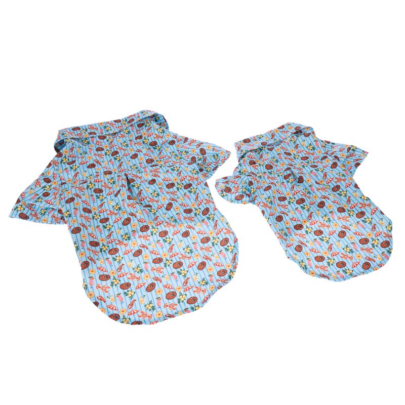 TIAKI Hawaiian Shirt for Dogs approx. 35cm Back Length