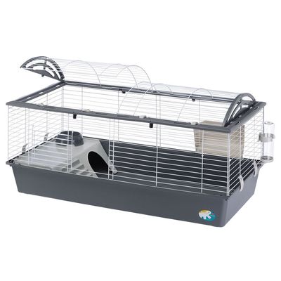 Ferplast Casita 120 Rabbit Cage Grey: 119 x 58 x 61 cm (L x W x H)