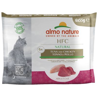 Almo Nature HFC Jelly Pouch 6 x 55g Chicken Fillet