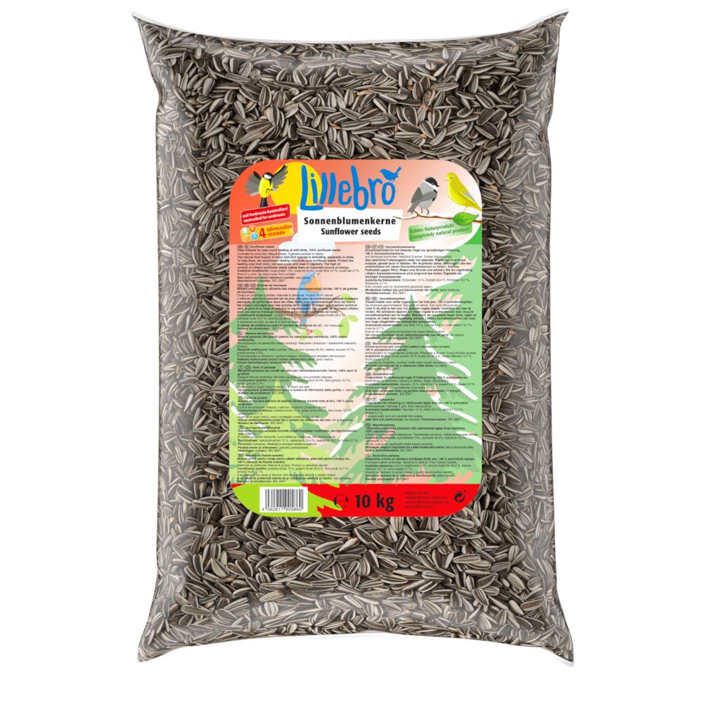 Lillebro Sunflower Seeds for Wild Birds 1kg