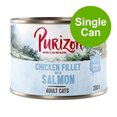 1 x 200g Purizon Adult Chicken Fillet with Salmon - Try Now!* Chicken Fillet with Salmon (200g)