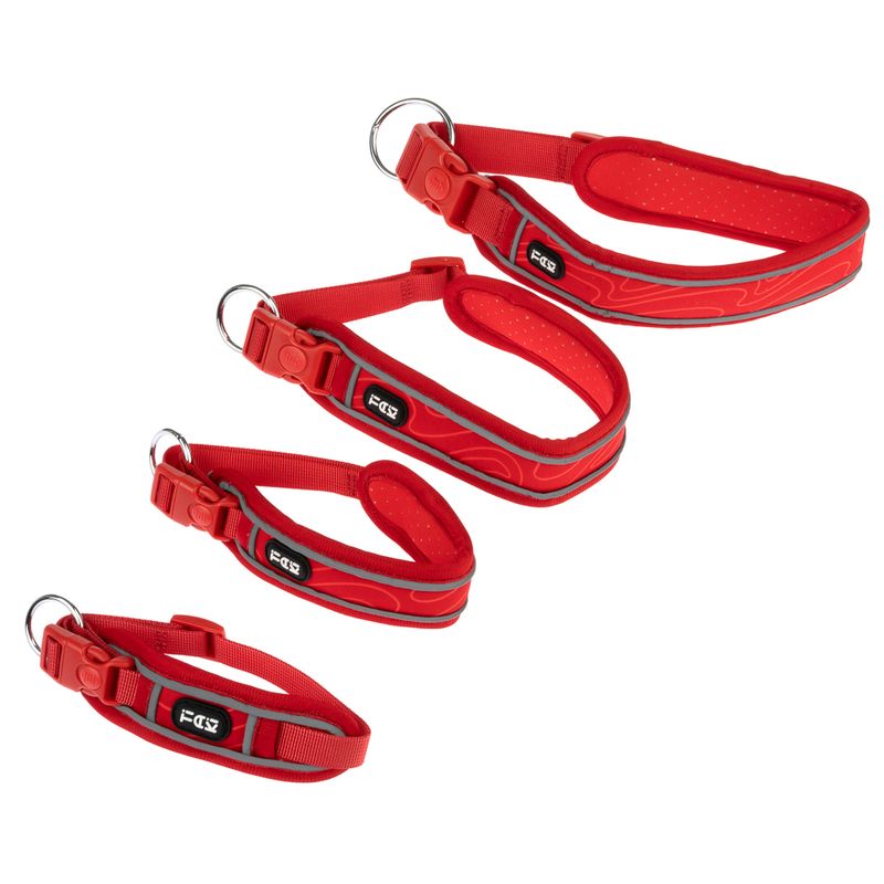 TIAKI Collar Soft & Safe, red Size XS: 25 - 35 cm neck circumference, W 40 mm