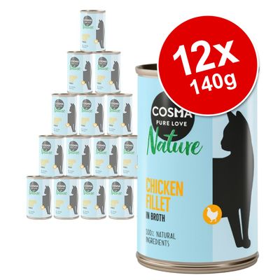 Cosma Nature Saver Pack 12 x 140g Mix I (6 Varieties)