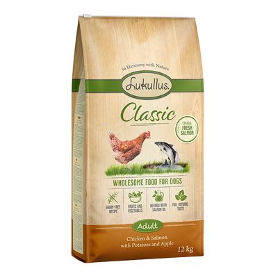 Lukullus Classic Junior Grain-Free Chicken & Salmon 1kg