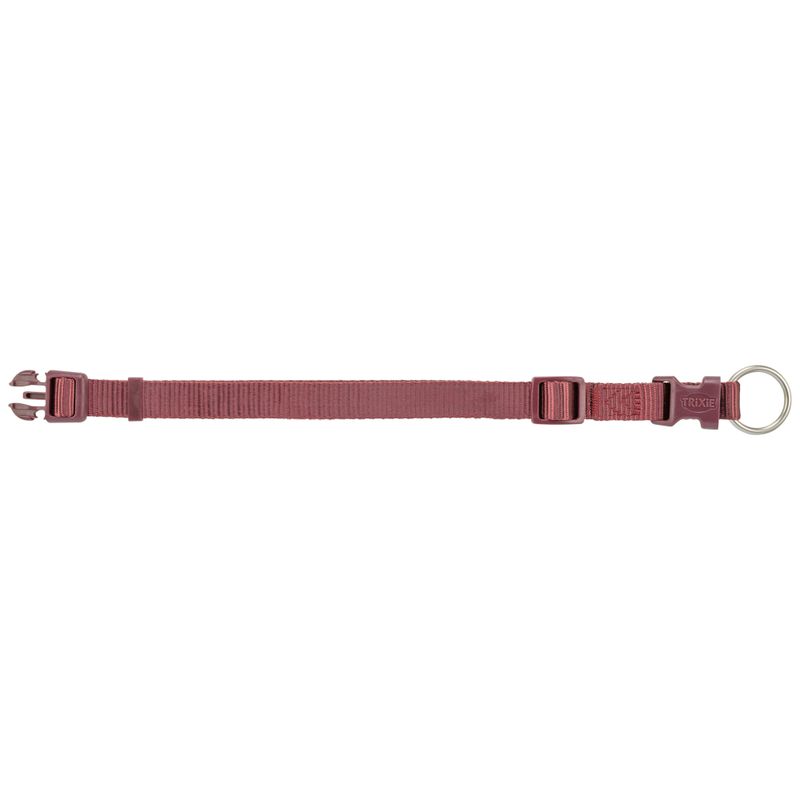 Trixie Premium Collar - Sangria Size M - L: 35 - 55cm Neck Circumference, 20mm Wide