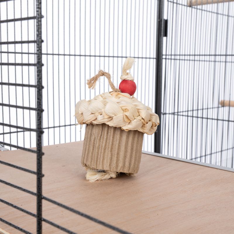 TIAKI Celebration Cupcake Small Animal Toy 7.5 x 10cm (diameter x H)