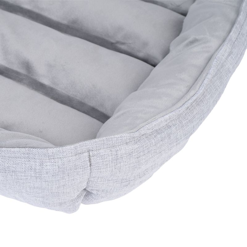 TIAKI Basic Cuddle Bed - Grey Size S: 50 x 45 x 12 cm (L x W x H)