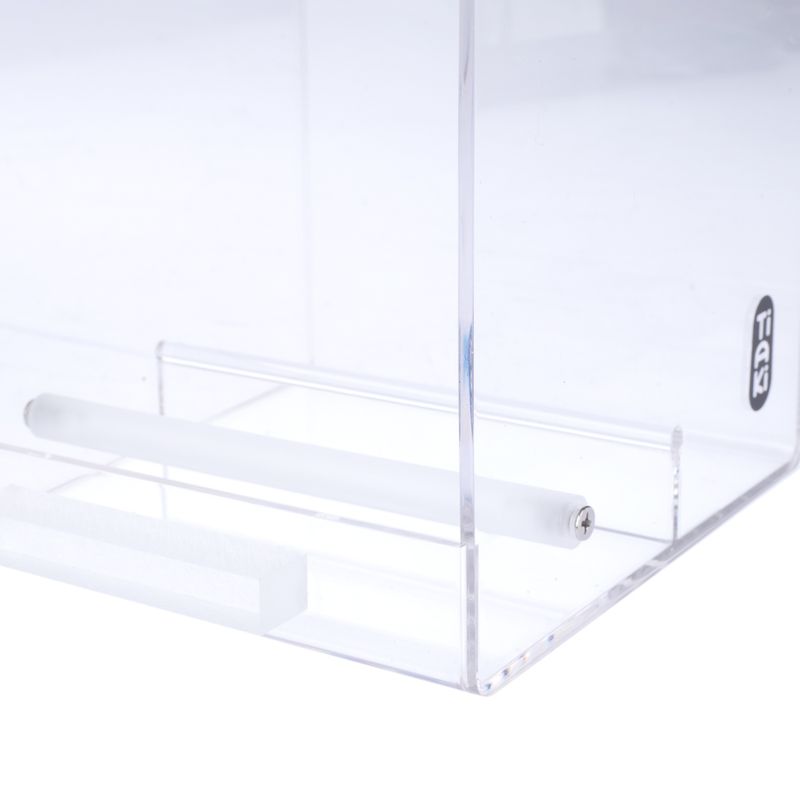 TIAKI No-Mess Acrylic Bird Feeder Size S: 13 x 14 x 13cm (L x W x H)