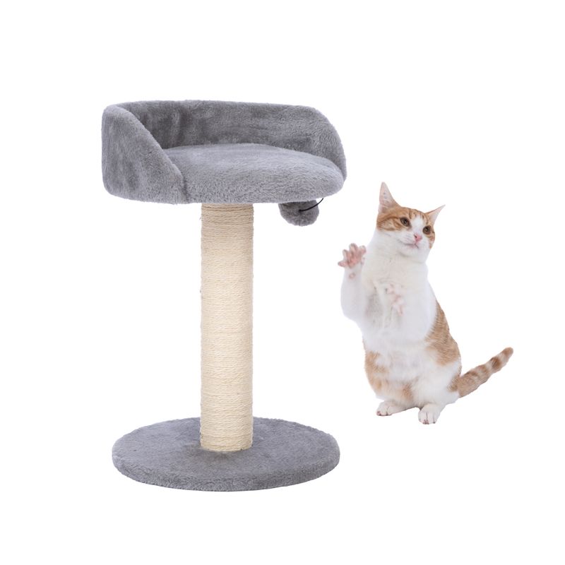 zooplus Basics Scratching Tree - X-Small Grey