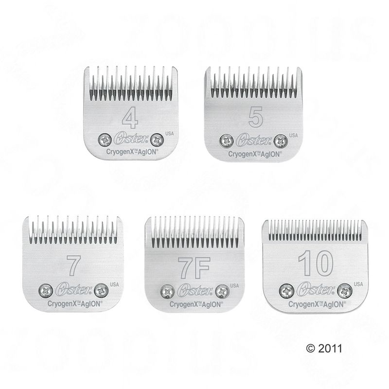 Clipper blades for Oster Clippers Clipper Blade No.4 (Length 9.5mm, Skip Tooth)