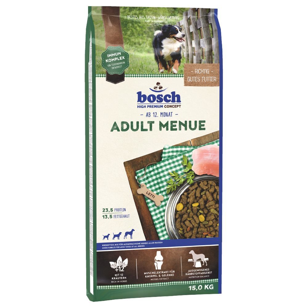 bosch Adult Menu Dry Dog Food 15kg