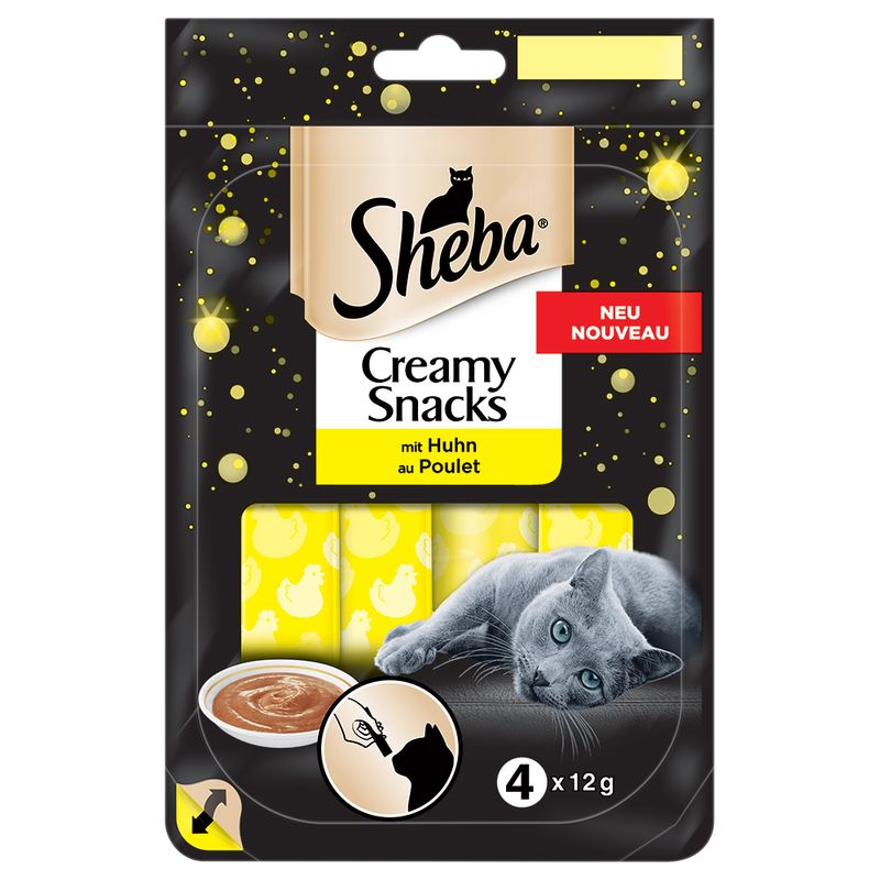 Sheba Creamy Snacks Saver Pack Chicken (20 x 12g)