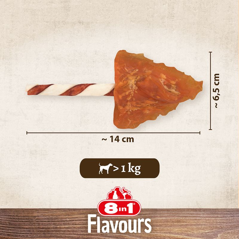 8in1 Triple Flavour Wings Chew Sticks 6 Sticks