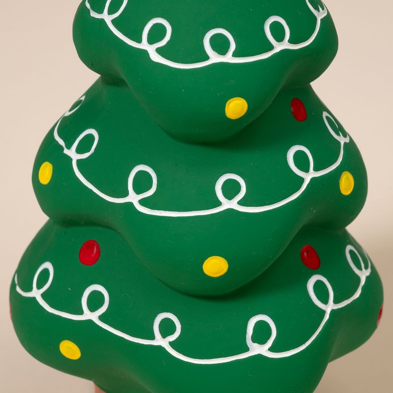 TIAKI Christmas Tree Latex Dog Toy 9 x 18cm (diameter x L)