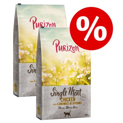 Purizon Single Meat Economy Pack Chicken with Camomile Blossoms (2 x 6.5kg)