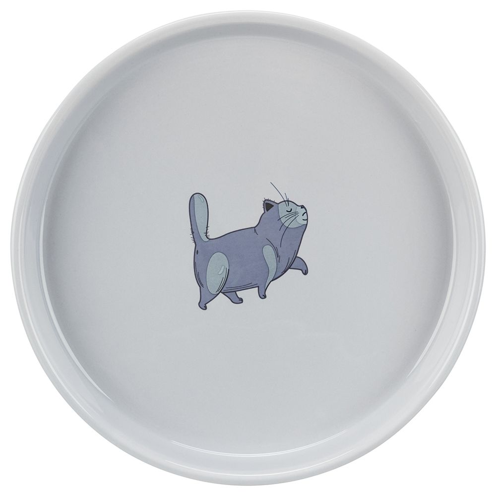 Trixie ceramic bowl flat and wide 600 ml, diameter 23 cm