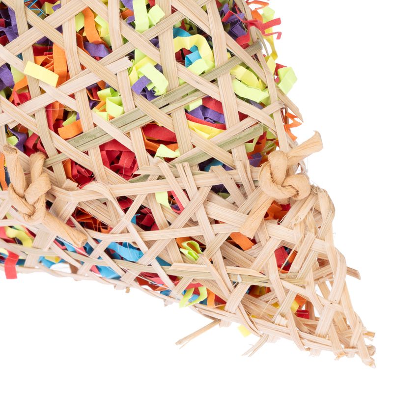 TIAKI Shredding Basket Bird Toy approx. 38 x 18 x 6.5cm (L x W x H)