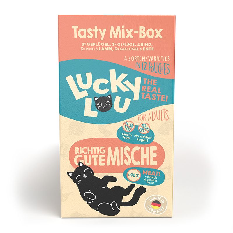 Lucky Lou Adult Saver Pack 48 x 125g Poultry
