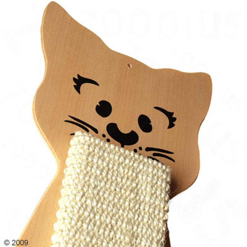 Trixie Cat-Shaped Scratching Board Beige / natural