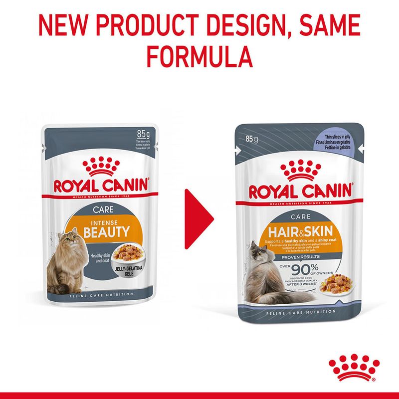 Royal Canin Hair & Skin Care in Jelly 12 x 85g