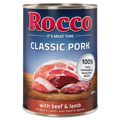 Rocco Classic Pork Saver Pack 24 x 400g Mixed Pack (6 Varieties)