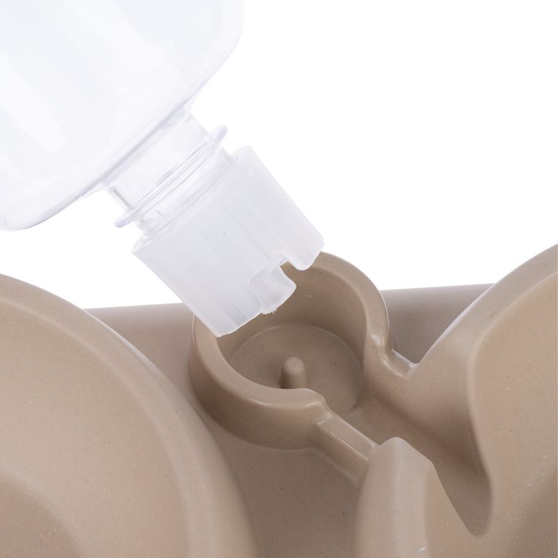 Modern Living Kandy Double Bowl 2 x 400ml, 35 x 17 x 7cm (L x W x H)