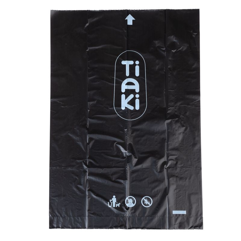 TIAKI Black Dog Poop Bags 20 Rolls of 15 Bags
