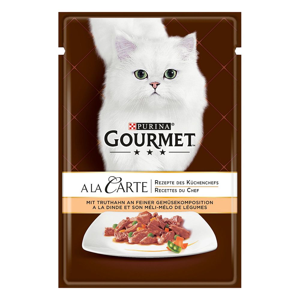 Gourmet A la Carte Saver Pack 26 x 85g Turkey & Vegetables
